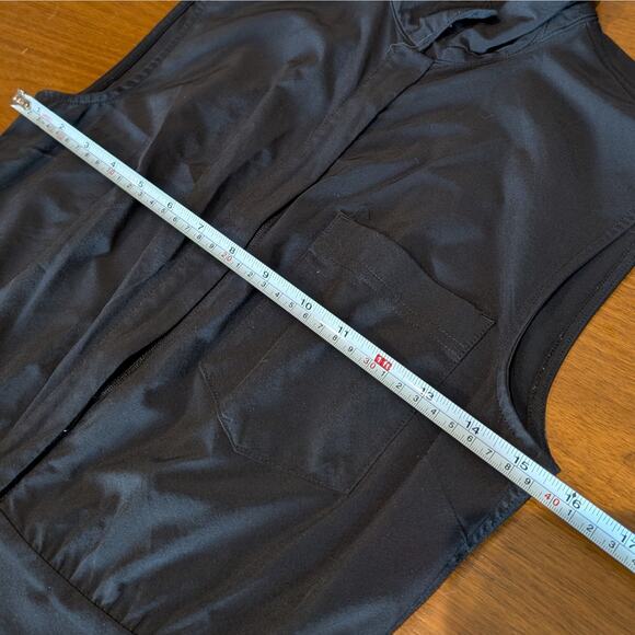 Athleta Black Brooklyn Heights Wide Leg Sleeveless Romper Jumpsuit, size 2 - Picture 4 of 8